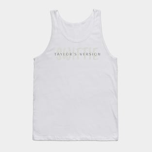 Swiftie Taylor's Version (1989) Tank Top